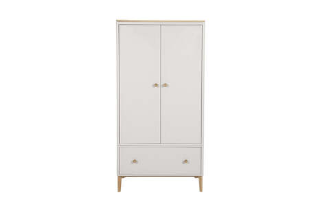 Mal-422-OK Wardrobe - 2 Door - Cashmere Oak
