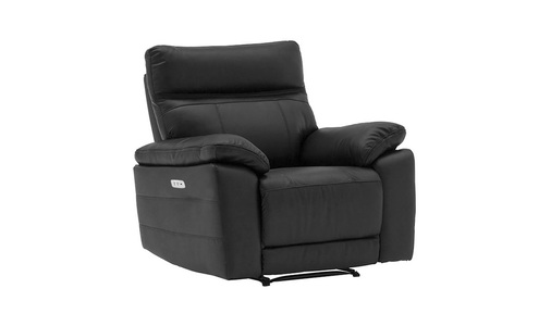 Pos-351-BK 1 Seater Electric Recliner - Black