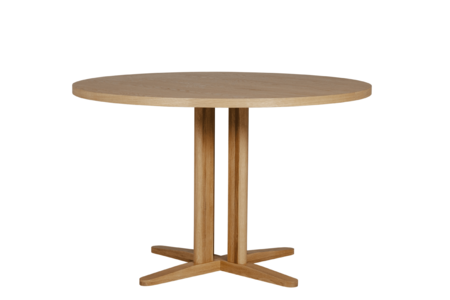 Rnt-121-OK Dining Table Round 1200 - Oak
