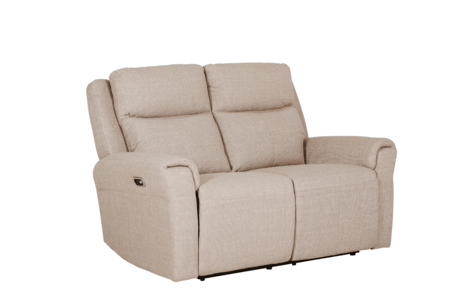 Rus-352-MH 2 Seater Electric Recliner - Mushroom Fabric