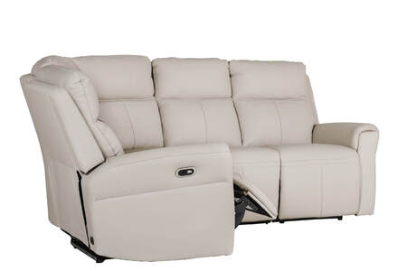 Rus-359-ST Corner Group Electric Recliner (4pcs) - Stone Leather