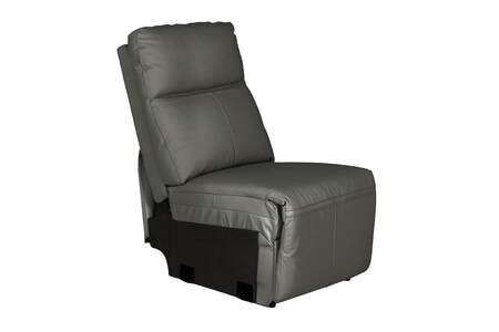 Rus-509-AH Armless Sectional - Ash Leather