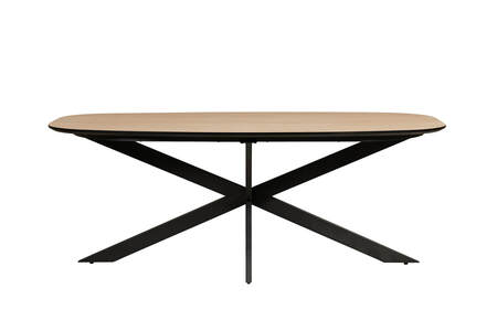 Sda-200-BN Dining Table Oval 2000mm - Oak