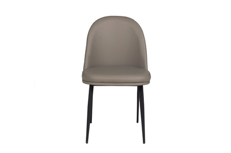Vnt-111-DKGY-L-NEW Dining Chair Leather - Grey - NEW