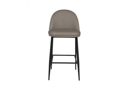 Vnt-250-DKGY-L Bar Stool Leather - Grey