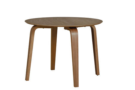 Adn-100-WA Dining Table Round 1000 - Walnut