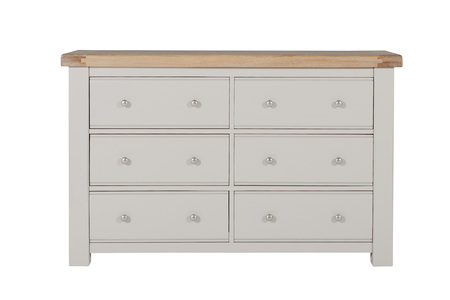 Dne-413-TP Dressing Chest 6 Drawer - Taupe