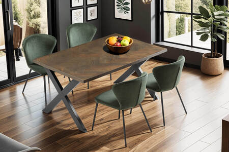 Nat-140-SM Dining Table 1400 -Smoked Oak
