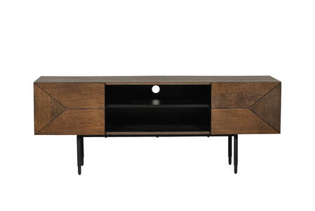Nat-023-SM TV Unit 1500 - Smoked Oak