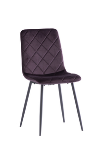 BEL04 Dining Chair Aubergine