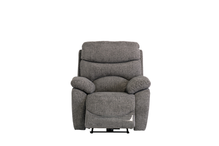 LAY01ASH Fabric Electric Recliner Armchair Ash