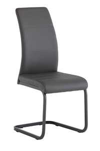 MICH03 Dining Chair Grey W/Grey Leg