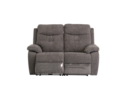 SOP02GRAPHITE Fabric Electric 2 Seater Recliner - Graphite