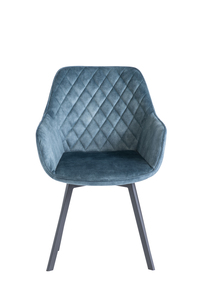 VI03 Swivel Dining Chair - Teal Velvet