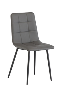 VIR06 Dining Chair - Grey W/Grey Legs