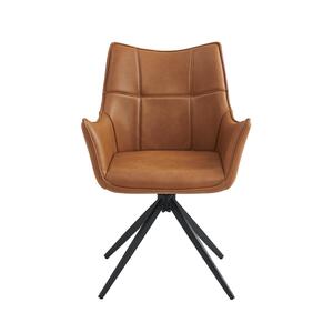 VIT02 Dining Armchair - Tan PU