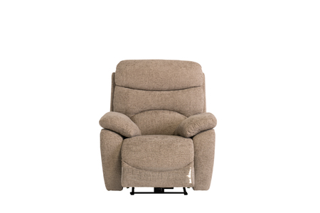 LAY01SAND Fabric Electric Recliner Armchair Sand