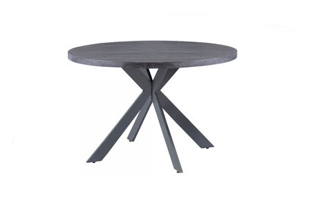 PIC02 1.2M Round Dining Table - Dark Grey
