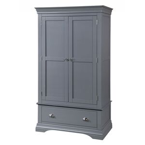 DANBR Double Wardrobe with Drawers