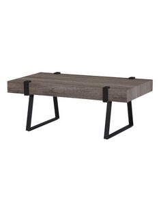 GEOCOFGO Coffee Table Grey Oak