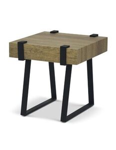 GEOLAMGO Lamp Table Grey Oak
