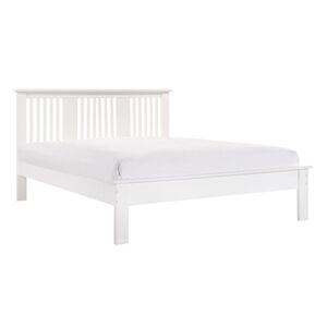 HANB4 Slatted bed 4ft - White