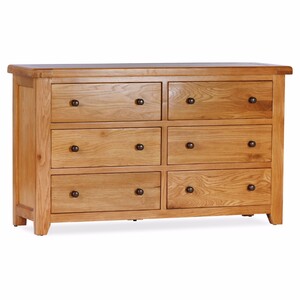 O112 6 Drawer Wide Chest