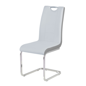 RIMINCHLG Chairs Light Grey with dark Grey Trim