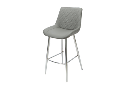 SILBGR Bar Stool Grey PU