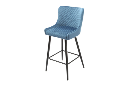 TALBBL Bar Stool Blue Velvet