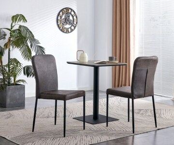 TAPSQGR Square Table Grey