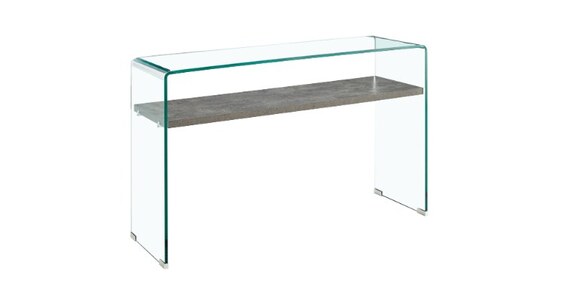 VETCONGR Console Table Grey Shelf