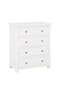 WHITC5 3+2 Drawer Chest