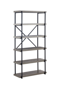 FREDBCTGR Tall Bookcase Grey