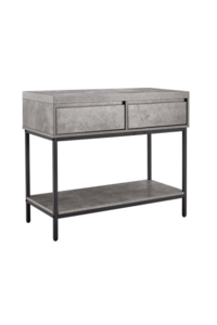 FREDCONGR 2 Drawer Console Table Grey