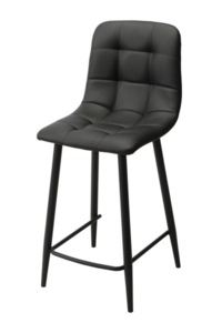 FREDPUSTBLA Black Bar Stool PU