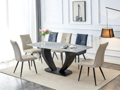 MURT Ceramic Table Oval with Pedestal