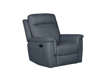 Bow-311-AZ 1 Seater Manual Recliner - Azul