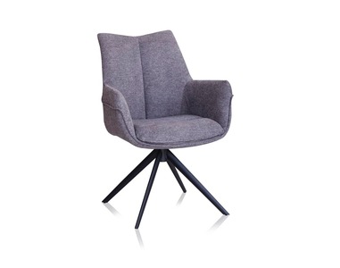 Swivel Arm Chair - Grey