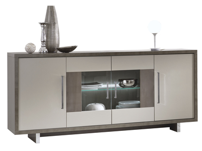 ROY049 Sideboard 4 Doors With LED