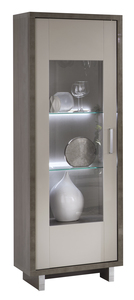 ROY034 Glass-Cabinet 1 Left Door W/LED