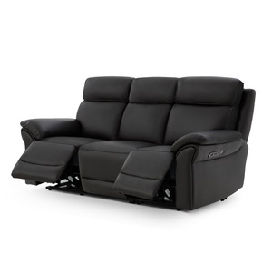 3 Seater (3 Cushion) Power Recliner, Power Head Tilt & Lumbar