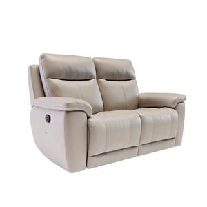 2 Seater Power Recliner With Power Head Tilt & Power Lumber