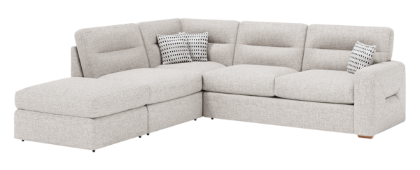 Armless Chaise LHF Inc F/Stool