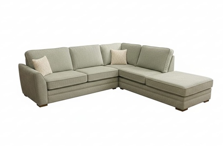 Large Armless Chaise RHF Inc F/Stool