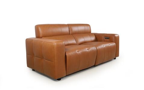2 Seater Sofa Power Recliner, Telescopic Headrest & USB