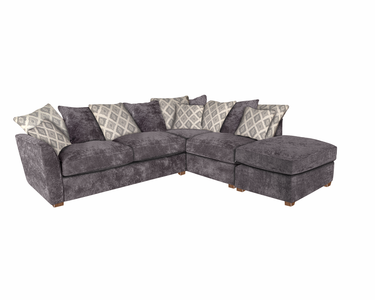 (L2,RFC,P) RHF 1 Armed Corner Inc F/Stool - Pillow Back