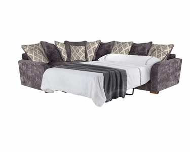 Corner Sofa Bed 1 Corner 2 LHF (L1,CO,R2S) - Pillow Back