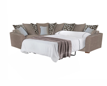 Corner Sofa Bed 1 Corner 2 LHF (R2S,L1,CO) - Pillow Back