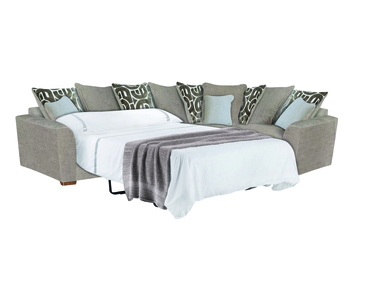 Corner Sofa Bed 2 Corner 1 RHF (L2S,R1,CO) - Pillow Back